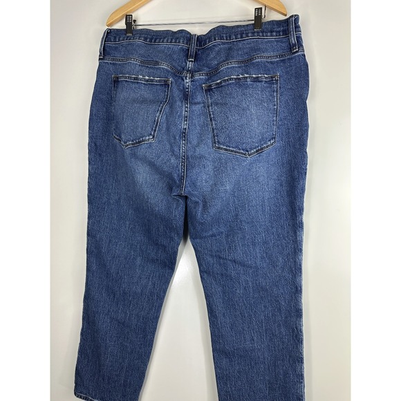 J. Crew Factory Slim Boyfriend Jean All-Day Stretch Plus Size 34 BT047 Blue Wash - Picture 10 of 12
